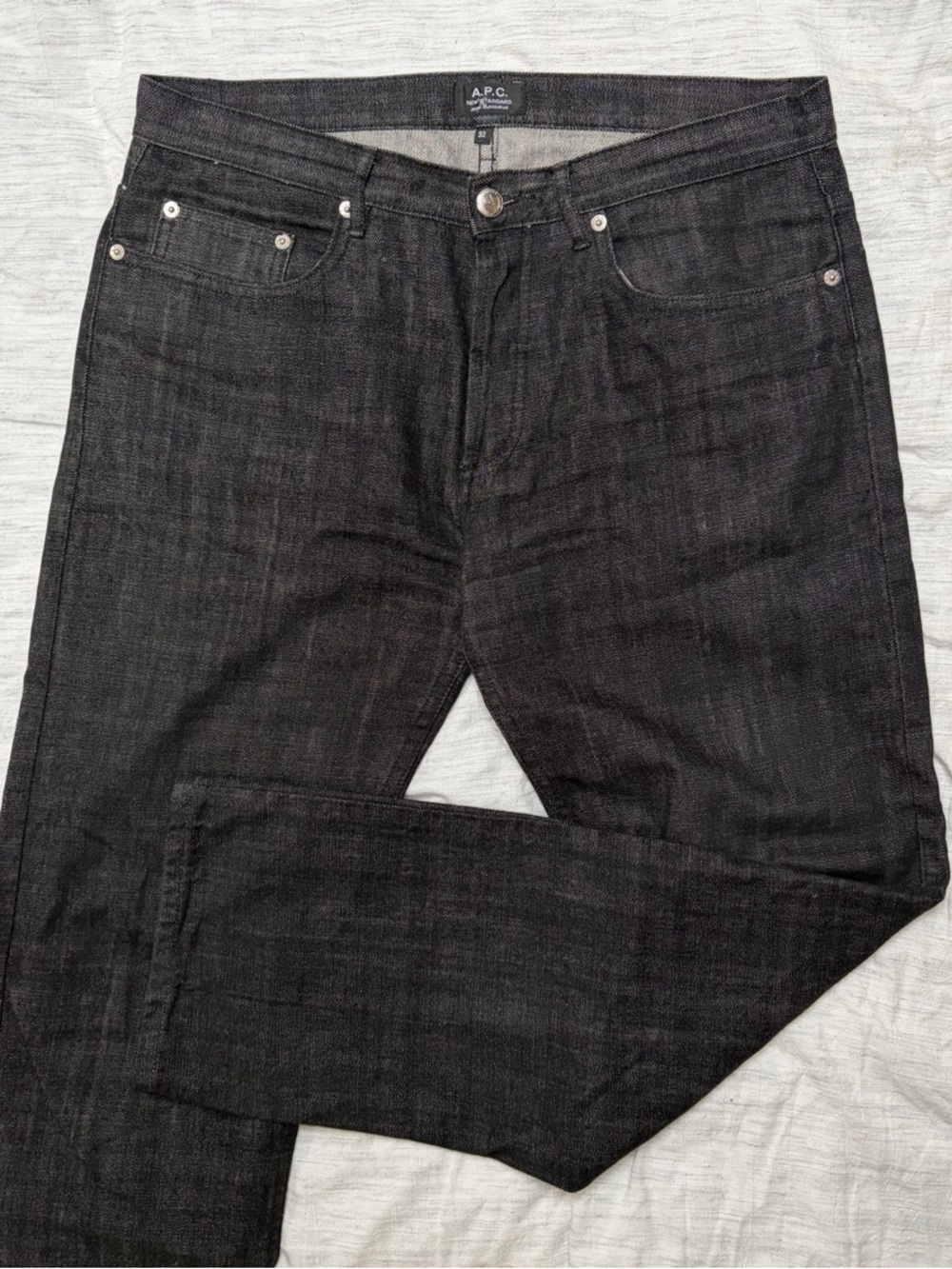 A.P.C. New Standard Jean Classique in Black size 32